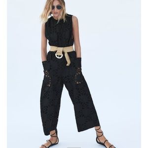 Zara eyelet jumpsuit